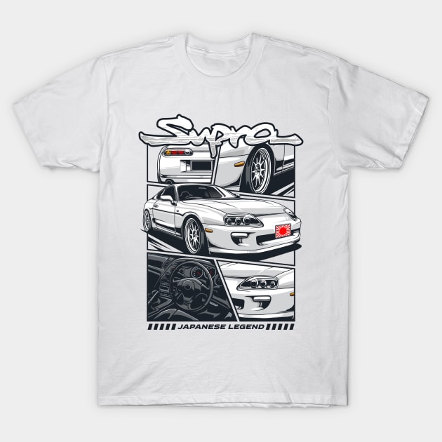 Supra MK4 Manga T-Shirt by cturs